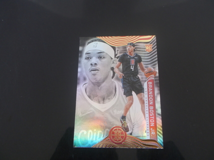 2021-22 Panini Illusions Basketball   Brandon Boston Jr.   rookie  card  # 193  los angeles clippers