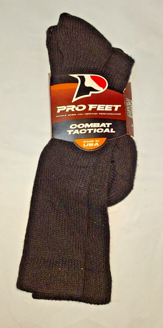 new!! pro feet mens combat tactical socks size 10 / 13