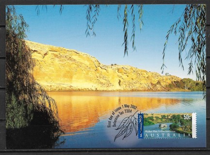 2002 Australia Sc2055 Tourist Attractions: Walker Flat maxi card
