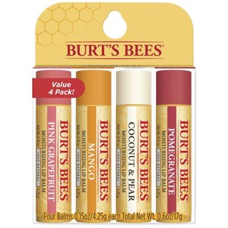 ❤ Burt's Bees Moisturizing Lip Balm, Superfruit Multi-Pack, 4 Tubes ❤