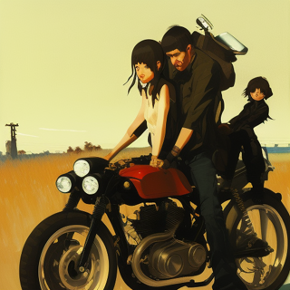 Listia Digital Collectible: Motorcycle Family