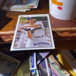 1992 upper deck randy Johnson baseball card 