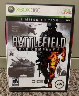 Battlefield: Bad Company 2 (Xbox 360, 2010) Tested.