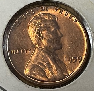 1959 P Lincoln Memorial Cent  Ruby Red BU