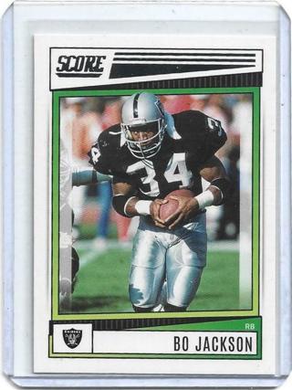 2022 SCORE BO JACKSON CARD