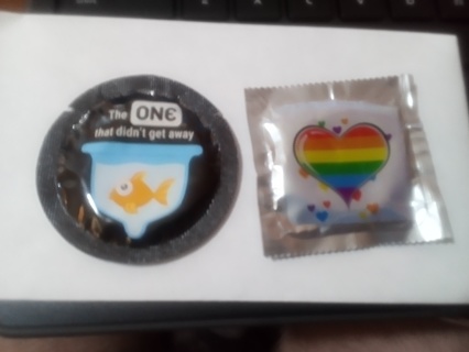 1 - one condom - 1 - trustex condom 