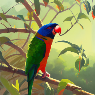 Listia Digital Collectible: Such a Pretty Lorikeet