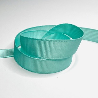 Aqua Grosgrain 5/8” Wide Ribbon