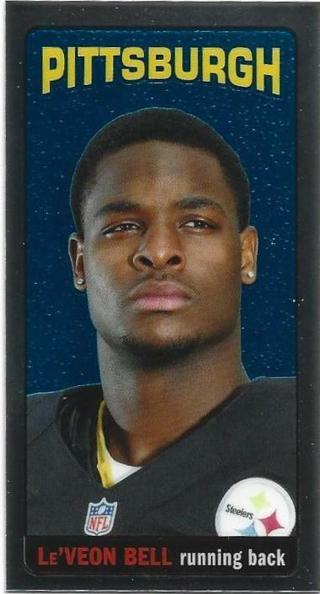 2013 TOPPS CHROME LEVEON BELL 1965 RETRO MINI ROOKIE CARD