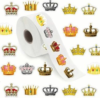 ➡️NEW➡️(10) 1" CROWN STICKERS!!⭕