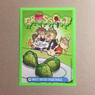 2006 Upper Deck Grossout Trading Card | MOST HATED VEGETABLE | Card # 28