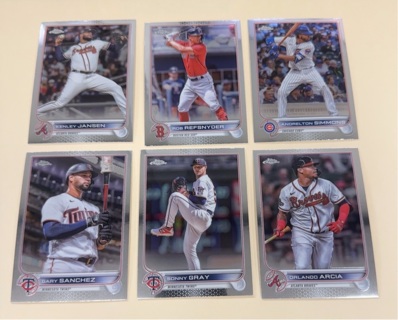 2022 Topps Chrome Update baseball lot