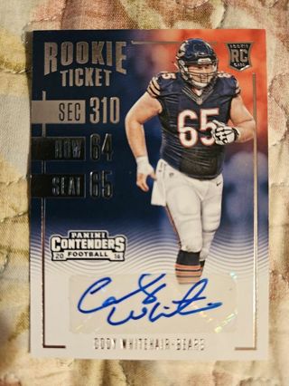 2016 Panini Contenders Rookie Ticket Autograph Cody Whitehair