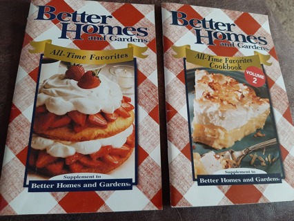 2 Better Homes Cookbooks 