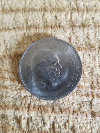 1965 UK 1 OZ CHURCHILL CROWN