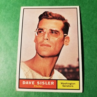 1961 - TOPPS BASEBALL CARD NO. 239 - DAVE SISLER - SENATORS