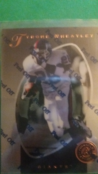 tyrone wheatley football card free shipping