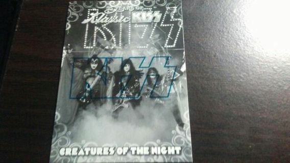 2009 KISS CATALOG/PRESSPASS- KLASSIC KISS- CREATURES OF THE NIGHT BLUE EDITION TRADING CARD# 57