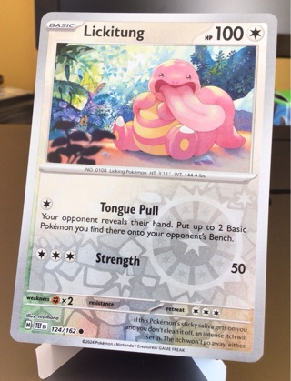 Lickitung Pokemon Card