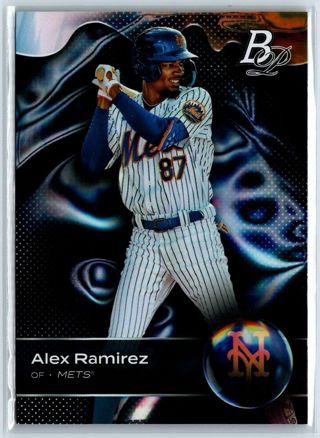 2023 Bowman Platinum Alex Ramirez #TOP-18 Mets Baseball Card