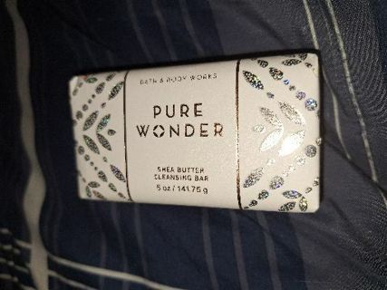 BBW pure wonder shea butter cleansing bar