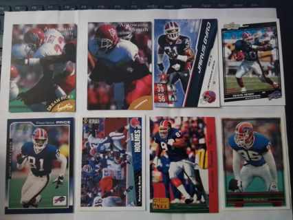 8 card Buffalo Bills lot rcs