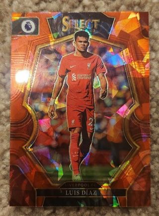 LUIS DIAZ 2022-23 Panini Select Premier League Red Ice #146 Football Card