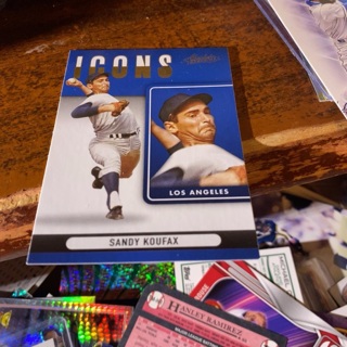 2022 panini absolute icons Sandy Koufax baseball card 