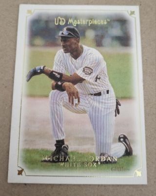 2007 Upper Deck Masterpieces Michael Jordan cards Chicago White Sox