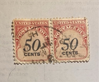 1959 $.50 POSTAGE DUE STAMPS 