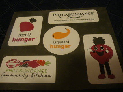 Fight Hunger Stickers ~ Free Shipping