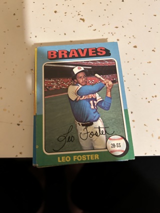 1975 topps leo foster