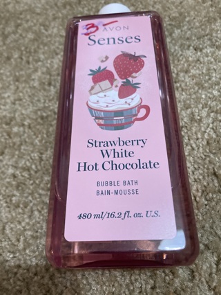 Strawberry White Hot Chocolate Bubble Bath (new)