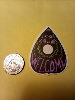 Ouija Planchette Sticker Read Description before bidding