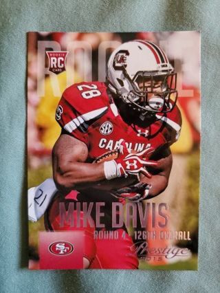 2015 Panini Prestige Rookie Mike Davis