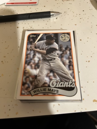 2024 topps 35th anniversary willie mays