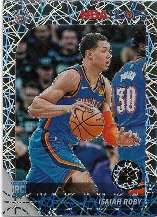  2019-20 HOOPS PREMIUM STOCK ISAIAH ROBY SILVER LAZER PRIZM REFRACTOR ROOKIE CARD 