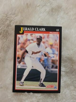 JERALD CLARK SPORTS CARD WITH 2 MYSTERY CARDS