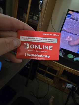 Online three month membership?Yeah let's bring nintendo switch