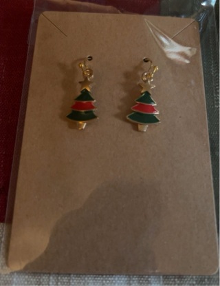 Homemade Christmas earrings (PLEASE READ CAREFULLY)