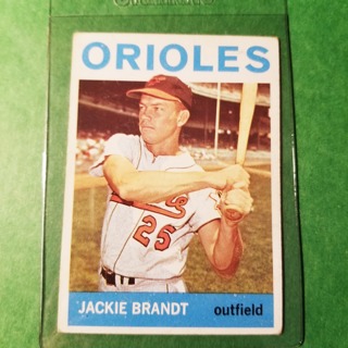 1964 - TOPPS BASEBALL CARD NO. 399 - JACKIE BRANDT - ORIOLES