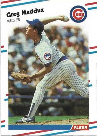 1988 FLEER GREG MADDUX CARD