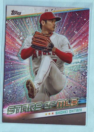2024 Topps Shonei Ohtani STARS OF MLB INSERT Baseball Card # SMLB-21 Angels