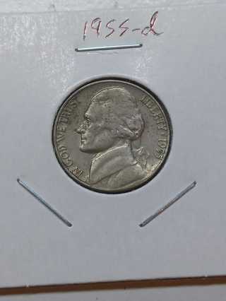 1955-D Jefferson Nickel! 15