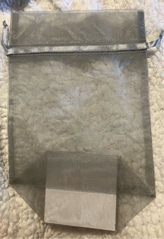 Gray Organza Bag