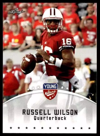 Russell Wilson #77 2012 Leaf Young Stars Wisconsin Badgers