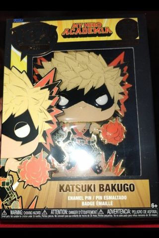 Funko Pop Pin Bakugo Enamel Pin #22 My Hero Academia Anime (Brand New)