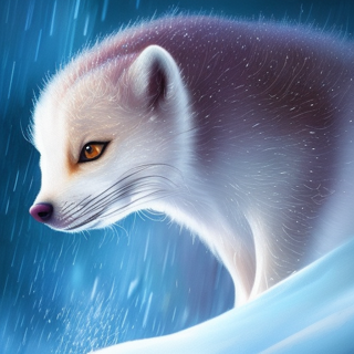 Listia Digital Collectible: Arctic Weasel