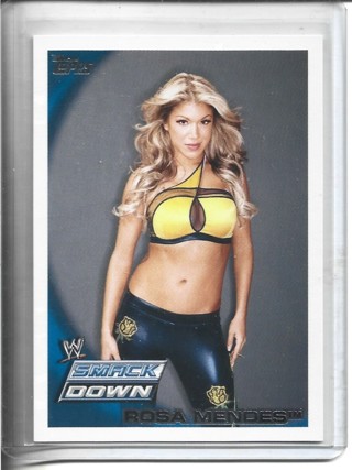 2010 Topps WWF/WWE Rosa Mendes Card #14 