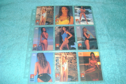 Sexy Pin Up girls MINT Trading cards in Sleeve